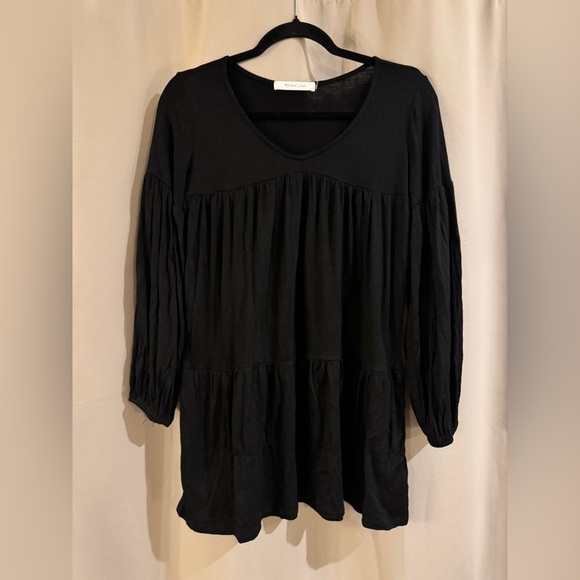 Mustard Seed Tops - Women’s Black Mustard Seed Blouse